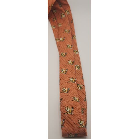 Vineyard Vines Pheasant Bird Long Silk Neck‎ Tie 59" Martha's Vineyard - Picture 2 of 6